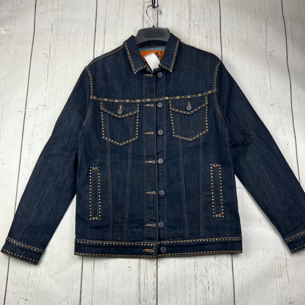 Mavi Small Classic Fit Stretchable Denim Jeans Jacket‎ Blue Women New